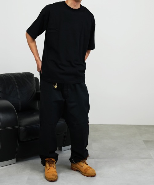 BASIS(ベイシス)の「SANDER LAND 9.1ozマグナムウェイト バックサークルロゴ ビッグシルエット 半袖Tシャツ(Tシャツ/カットソー・メンズ・ホワイト/ブラック・MEDIUM/LARGE/X-LARGE)」の9枚目の写真