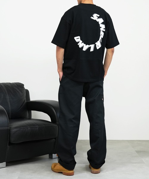 BASIS(ベイシス)の「SANDER LAND 9.1ozマグナムウェイト バックサークルロゴ ビッグシルエット 半袖Tシャツ(Tシャツ/カットソー・メンズ・ホワイト/ブラック・MEDIUM/LARGE/X-LARGE)」の12枚目の写真