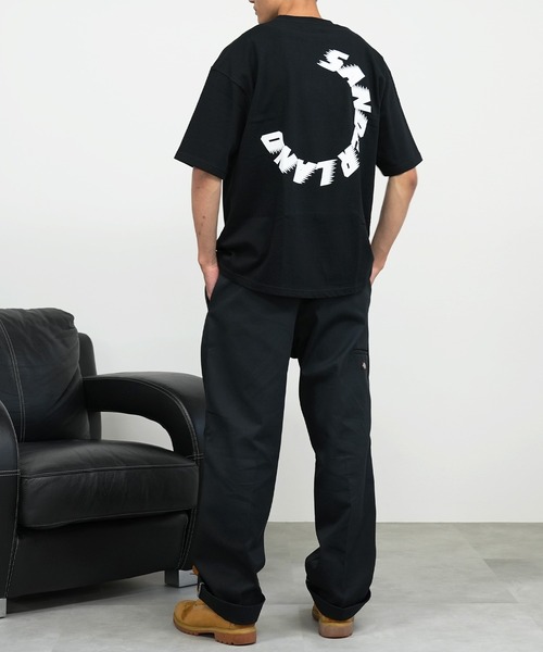 BASIS(ベイシス)の「SANDER LAND 9.1ozマグナムウェイト バックサークルロゴ ビッグシルエット 半袖Tシャツ(Tシャツ/カットソー・メンズ・ホワイト/ブラック・MEDIUM/LARGE/X-LARGE)」の13枚目の写真
