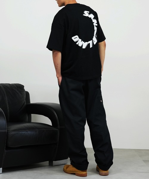 BASIS(ベイシス)の「SANDER LAND 9.1ozマグナムウェイト バックサークルロゴ ビッグシルエット 半袖Tシャツ(Tシャツ/カットソー・メンズ・ホワイト/ブラック・MEDIUM/LARGE/X-LARGE)」の18枚目の写真