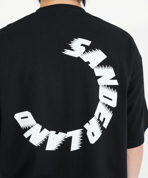 BASIS(ベイシス)の「SANDER LAND 9.1ozマグナムウェイト バックサークルロゴ ビッグシルエット 半袖Tシャツ(Tシャツ/カットソー・メンズ・ホワイト/ブラック・MEDIUM/LARGE/X-LARGE)」の22枚目の写真