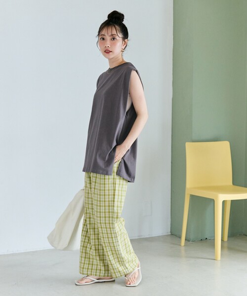 セール】限定展開 袖 インタック ノースリーブ Tシャツ（Tシャツ