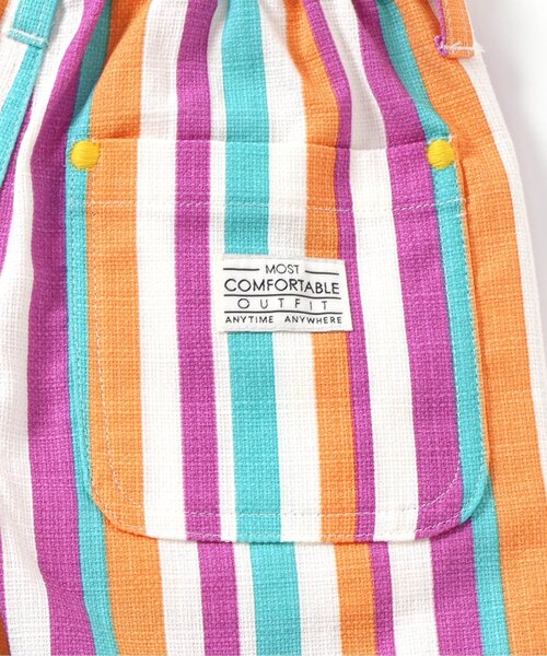 BREEZE(ブリーズ)の「【綿100% 着心地さらっと】サマーエール 総柄プリペラパンツ(その他パンツ・キッズ・レインボー/ブラウン/キナリ/その他3/ストライプ/ドット・80/90/100/110/120/130/140/150)」の20枚目の写真