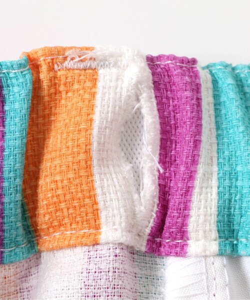 BREEZE(ブリーズ)の「【綿100% 着心地さらっと】サマーエール 総柄プリペラパンツ(その他パンツ・キッズ・レインボー/ブラウン/キナリ/その他3/ストライプ/ドット・80/90/100/110/120/130/140/150)」の16枚目の写真