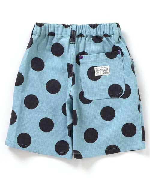 BREEZE(ブリーズ)の「【綿100% 着心地さらっと】サマーエール 総柄プリペラパンツ(その他パンツ・キッズ・レインボー/ブラウン/キナリ/その他3/ストライプ/ドット・80/90/100/110/120/130/140/150)」の9枚目の写真