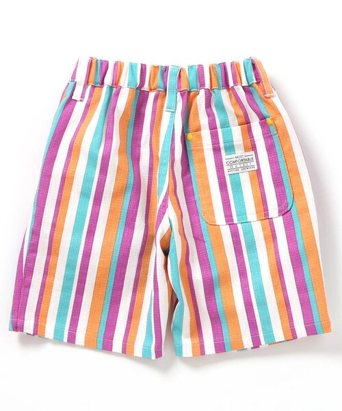 BREEZE(ブリーズ)の「【綿100% 着心地さらっと】サマーエール 総柄プリペラパンツ(その他パンツ・キッズ・レインボー/ブラウン/キナリ/その他3/ストライプ/ドット・80/90/100/110/120/130/140/150)」の7枚目の写真