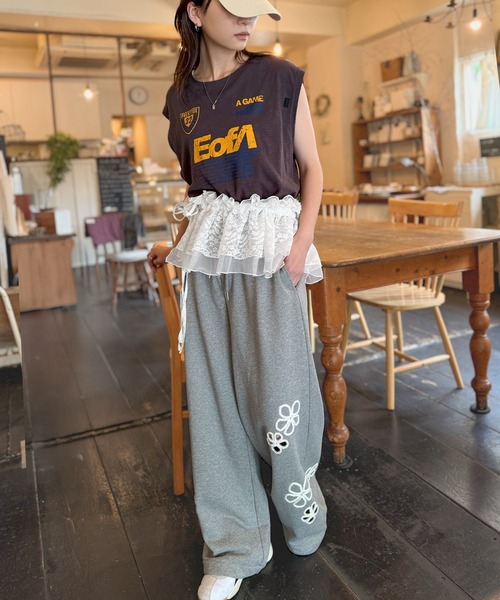 mily bilet（ミウィビレット）の「【mily bilet】1つで何通りも♪わたしだけのかわいいを！マルチウェイフリルレースストラップ（付け襟・レディース・ベージュ/ホワイト/ブラック・ONE SIZE）」の16枚目の写真