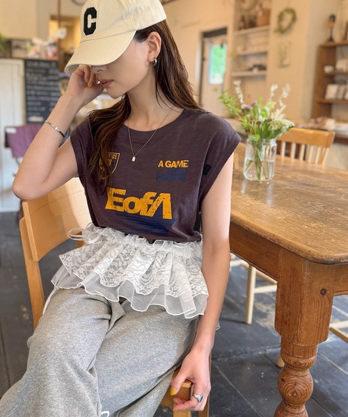 mily bilet（ミウィビレット）の「【mily bilet】1つで何通りも♪わたしだけのかわいいを！マルチウェイフリルレースストラップ（付け襟・レディース・ベージュ/ホワイト/ブラック・ONE SIZE）」の15枚目の写真