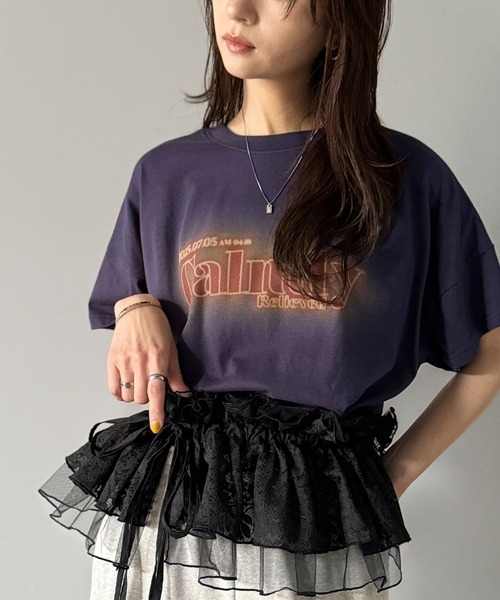 mily bilet（ミウィビレット）の「【mily bilet】1つで何通りも♪わたしだけのかわいいを！マルチウェイフリルレースストラップ（付け襟・レディース・ベージュ/ホワイト/ブラック・ONE SIZE）」の21枚目の写真