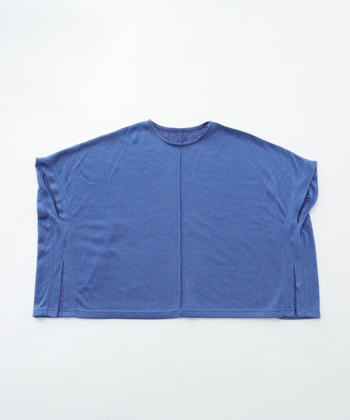 n'OrLABEL（ノアールレーベル）の「【イージーケア】ポンチョスラブカットソー（Tシャツ/カットソー・レディース・ブラック/グレー/ブルー・FREE）」の17枚目の写真