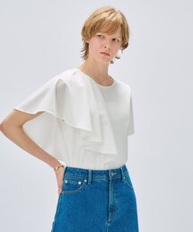 cloenc | 【マシンウォッシュ】ラッフルプルオーバー(Tシャツ/カットソー)