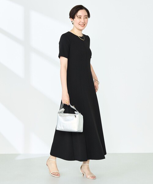 NOLLEY’S Sophi（ノーリーズソフィ）の「マルチファンクションフレアワンピース（ワンピース・レディース・チャコールグレー/ブラック・38/36）」の5枚目の写真