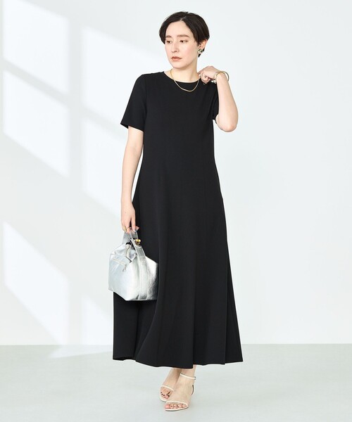 NOLLEY’S Sophi（ノーリーズソフィ）の「マルチファンクションフレアワンピース（ワンピース・レディース・チャコールグレー/ブラック・38/36）」の7枚目の写真