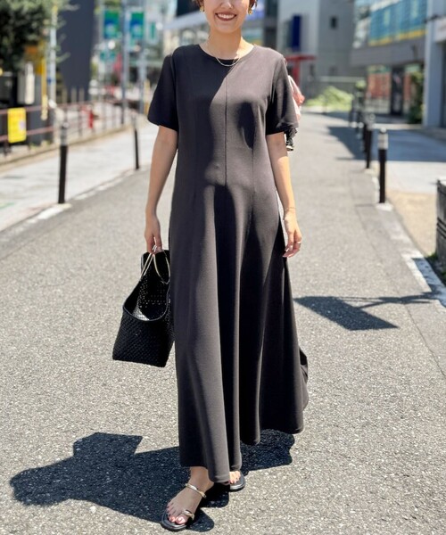 NOLLEY’S Sophi（ノーリーズソフィ）の「マルチファンクションフレアワンピース（ワンピース・レディース・チャコールグレー/ブラック・38/36）」の13枚目の写真