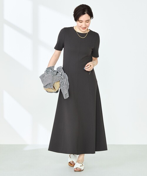 NOLLEY’S Sophi（ノーリーズソフィ）の「マルチファンクションフレアワンピース（ワンピース・レディース・チャコールグレー/ブラック・38/36）」の15枚目の写真