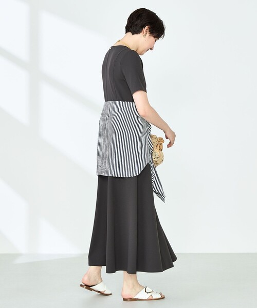 NOLLEY’S Sophi（ノーリーズソフィ）の「マルチファンクションフレアワンピース（ワンピース・レディース・チャコールグレー/ブラック・38/36）」の20枚目の写真