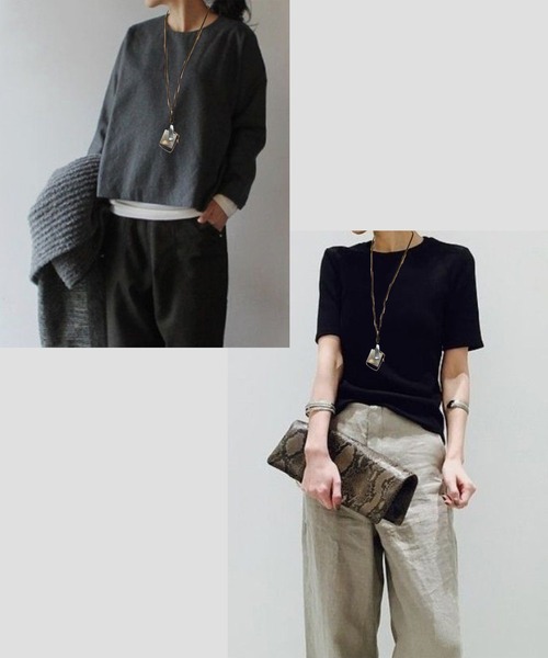 NOLITA LABORATORY(ノリータラボラトリー)の「【 NOLITA / ノリータ 】メタリック ジオメトリック ボヘミアン ペンダント ネックレス(ネックレス・レディース・ブラック・FREE)」の9枚目の写真