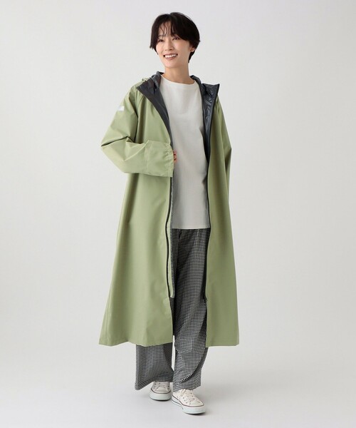 Afternoon Tea（アフタヌーンティー）の「サイクルレインコート（レインコート/ポンチョ・レディース・ベージュ/ライトグリーン・ONE SIZE）」の2枚目の写真