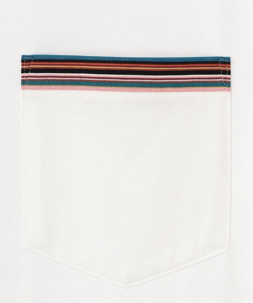 Paul Smith(ポールスミス)の「シグネチャーストライプポケット 半袖カットソー / 153552 306U(Tシャツ/カットソー・メンズ・ブルー/ブラック/ホワイト・SMALL/MEDIUM/LARGE/X-LARGE/XX-LARGE)」の7枚目の写真