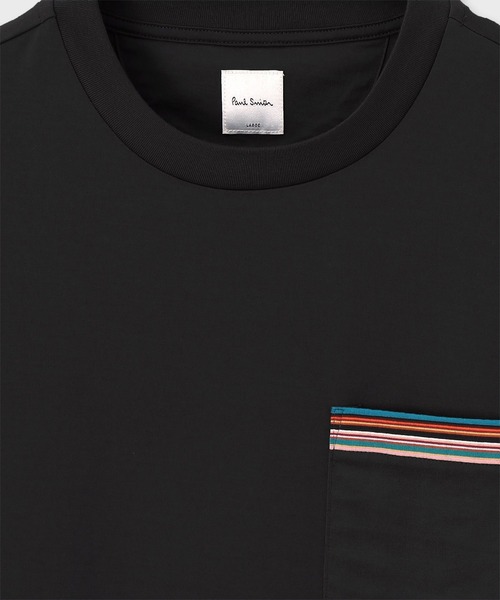 Paul Smith(ポールスミス)の「シグネチャーストライプポケット 半袖カットソー / 153552 306U(Tシャツ/カットソー・メンズ・ブルー/ブラック/ホワイト・SMALL/MEDIUM/LARGE/X-LARGE/XX-LARGE)」の8枚目の写真