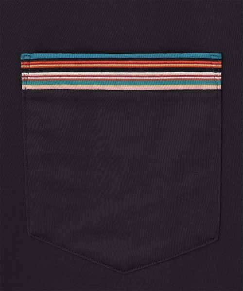 Paul Smith(ポールスミス)の「シグネチャーストライプポケット 半袖カットソー / 153552 306U(Tシャツ/カットソー・メンズ・ブルー/ブラック/ホワイト・SMALL/MEDIUM/LARGE/X-LARGE/XX-LARGE)」の9枚目の写真