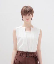 DRESSLAVE（ドレスレイブ）の「deep squre Vneck pullover(ディープスクエアVネックプルオーバー)（シャツ/ブラウス）」