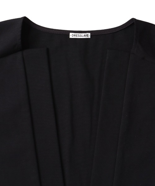 DRESSLAVE(ドレスレイブ)の「deep squre Vneck pullover(ディープスクエアVネックプルオーバー)(シャツ/ブラウス・レディース・ブラック/ホワイト・38)」の11枚目の写真