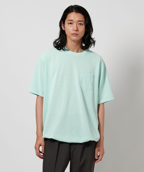【HAND ROOM】Tシャツ HAND ROOM(ハンドルーム) / POLYESTER COTTON FEEL MOCK NECK T