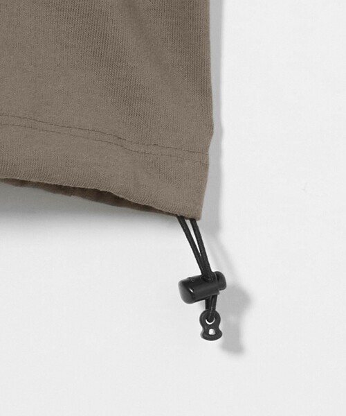 HAND ROOM（ハンドルーム）の「【別注】＜HAND ROOM＞ ドローコード ポケットTシャツ（Tシャツ/カットソー・メンズ・ブラック/ライム/ホワイト/モカ・XL/M/L/XXL）」の7枚目の写真