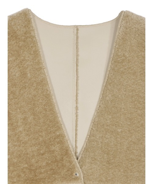 BOA V NECK REVERSIBLE PEPLUM VEST（ベスト）｜Ameri（アメリ）の