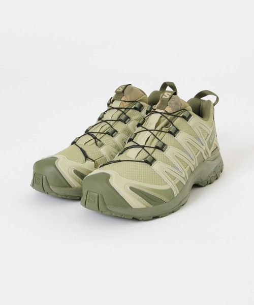 SALOMON XA PRO 3D GTX カーキグリーン 24cm Salomon - XA PRO 3D GTX Sneaker in Deep Lichen Green & White