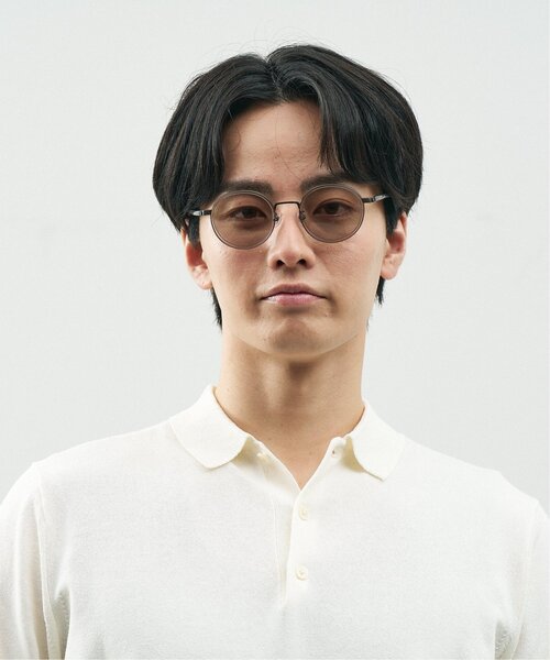 JOURNAL STANDARD relume（ジャーナルスタンダード　レリューム）の「Zoff｜JOURNAL STANDARD relume ラウンド型 サングラス｜ジャーナルスタンダード レリューム｜プラスチック×メタル｜カラーレンズ｜おしゃれ 紫外線防止 UVカット メンズ レディース ユニセックス（サングラス・レディース・ブラック系その他/ブラック/ブラウン系その他/ライトグレー系・FREE）」の4枚目の写真
