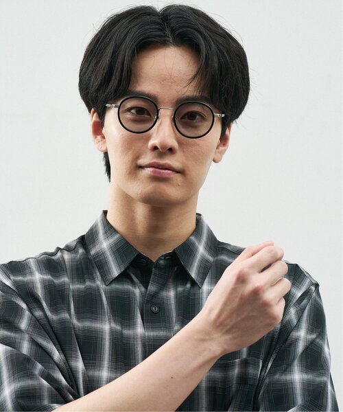 JOURNAL STANDARD relume（ジャーナルスタンダード　レリューム）の「Zoff｜JOURNAL STANDARD relume ラウンド型 サングラス｜ジャーナルスタンダード レリューム｜プラスチック×メタル｜カラーレンズ｜おしゃれ 紫外線防止 UVカット メンズ レディース ユニセックス（サングラス・レディース・ブラック系その他/ブラック/ブラウン系その他/ライトグレー系・FREE）」の8枚目の写真