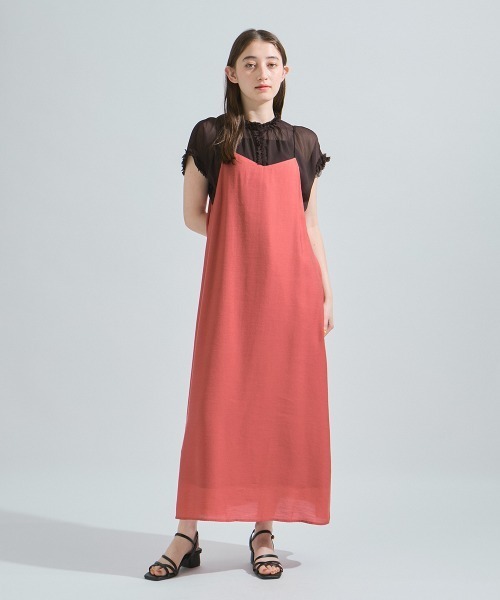 ketty(ケティ)の「シフォン楊柳フリルブラウス≪手洗い可能≫(シャツ/ブラウス・レディース・オフホワイト/ブラウン/イエロー・M)」の20枚目の写真
