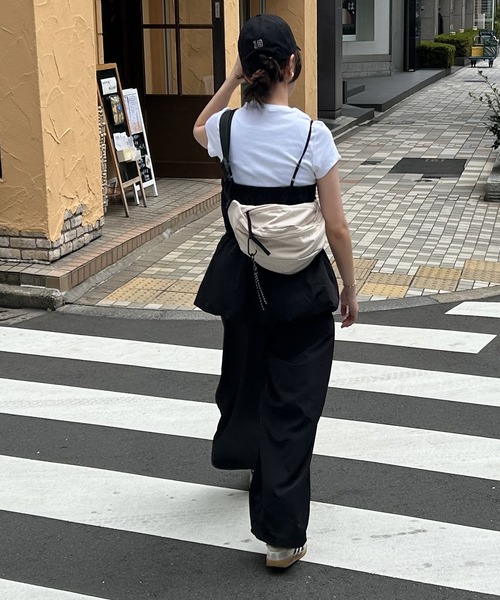 VENCEEXCHANGE（ヴァンスエクスチェンジ）の「【VENCE by yuki 】バルーンキャミサロペット（サロペット/オーバーオール・レディース・ブラック/アイボリー/グレー・FREE）」の14枚目の写真