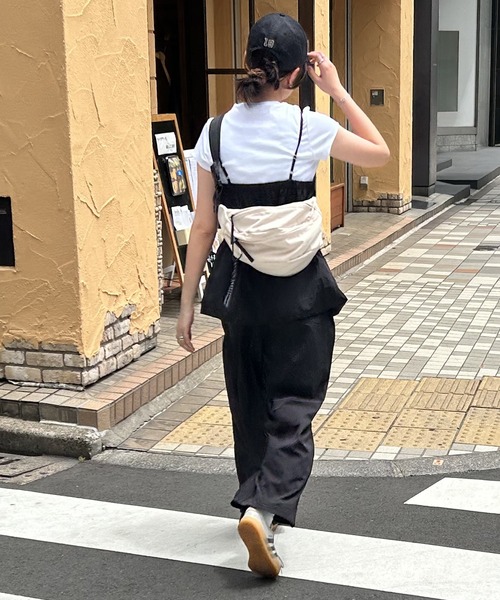 VENCEEXCHANGE（ヴァンスエクスチェンジ）の「【VENCE by yuki 】バルーンキャミサロペット（サロペット/オーバーオール・レディース・ブラック/アイボリー/グレー・FREE）」の15枚目の写真