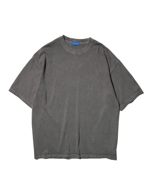 TOWNCRAFT(タウンクラフト)の「TOWNCRAFT / タウンクラフト VINTAGE DYE 9OZ TEE ヴィンテージ加工 ピグメント ヘビーウェイト 半袖Tシャツ(Tシャツ/カットソー・メンズ・ブラック/ターコイズブルー/グレー/ピンク/グリーン/パープル・MEDIUM/LARGE/X-LARGE)」の12枚目の写真