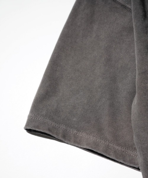 TOWNCRAFT(タウンクラフト)の「TOWNCRAFT / タウンクラフト VINTAGE DYE 9OZ TEE ヴィンテージ加工 ピグメント ヘビーウェイト 半袖Tシャツ(Tシャツ/カットソー・メンズ・ブラック/ターコイズブルー/グレー/ピンク/グリーン/パープル・MEDIUM/LARGE/X-LARGE)」の9枚目の写真