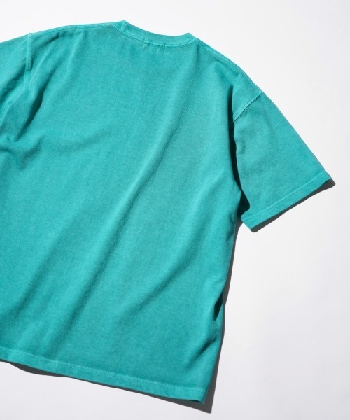 TOWNCRAFT(タウンクラフト)の「TOWNCRAFT / タウンクラフト VINTAGE DYE 9OZ TEE ヴィンテージ加工 ピグメント ヘビーウェイト 半袖Tシャツ(Tシャツ/カットソー・メンズ・ブラック/ターコイズブルー/グレー/ピンク/グリーン/パープル・MEDIUM/LARGE/X-LARGE)」の20枚目の写真
