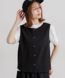 studio CLIP | ダブルフロントワッフルベストタンクトップ(タンクトップ)
