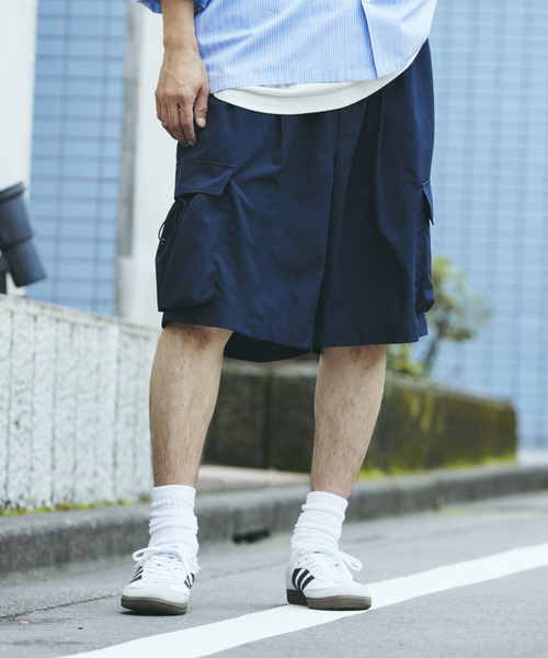 SIERRA DESIGNS（シェラデザイン）の「SIERRA DESIGNS / シエラデザインズ 別注 ホールメッシュ ショーツ（その他パンツ・メンズ・ベージュ系その他/ネイビー・MEDIUM/LARGE）」の19枚目の写真