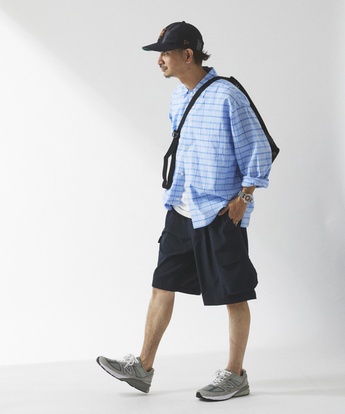 SIERRA DESIGNS（シェラデザイン）の「SIERRA DESIGNS / シエラデザインズ 別注 ホールメッシュ ショーツ（その他パンツ・メンズ・ベージュ系その他/ネイビー・MEDIUM/LARGE）」の15枚目の写真