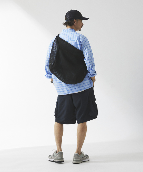 SIERRA DESIGNS（シェラデザイン）の「SIERRA DESIGNS / シエラデザインズ 別注 ホールメッシュ ショーツ（その他パンツ・メンズ・ベージュ系その他/ネイビー・MEDIUM/LARGE）」の14枚目の写真