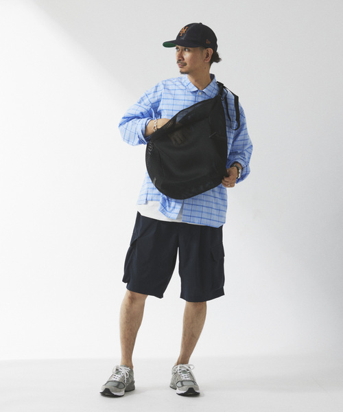 SIERRA DESIGNS（シェラデザイン）の「SIERRA DESIGNS / シエラデザインズ 別注 ホールメッシュ ショーツ（その他パンツ・メンズ・ベージュ系その他/ネイビー・MEDIUM/LARGE）」の13枚目の写真