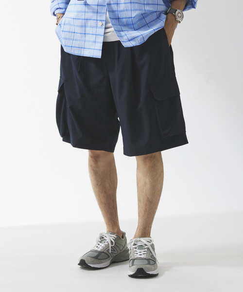 SIERRA DESIGNS（シェラデザイン）の「SIERRA DESIGNS / シエラデザインズ 別注 ホールメッシュ ショーツ（その他パンツ・メンズ・ベージュ系その他/ネイビー・MEDIUM/LARGE）」の12枚目の写真