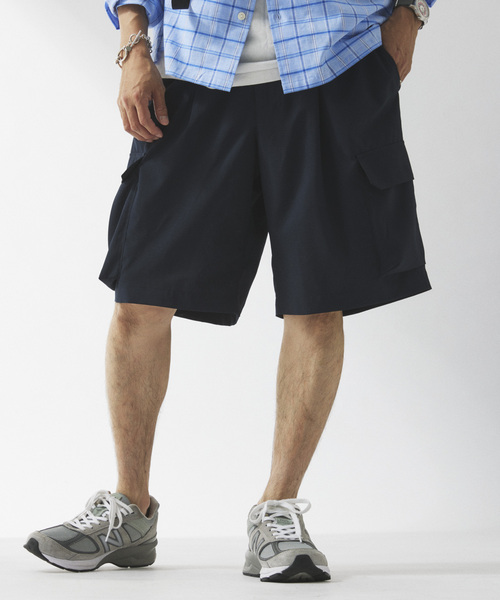 SIERRA DESIGNS（シェラデザイン）の「SIERRA DESIGNS / シエラデザインズ 別注 ホールメッシュ ショーツ（その他パンツ・メンズ・ベージュ系その他/ネイビー・MEDIUM/LARGE）」の11枚目の写真