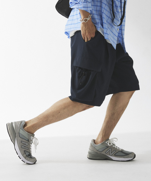 SIERRA DESIGNS（シェラデザイン）の「SIERRA DESIGNS / シエラデザインズ 別注 ホールメッシュ ショーツ（その他パンツ・メンズ・ベージュ系その他/ネイビー・MEDIUM/LARGE）」の8枚目の写真