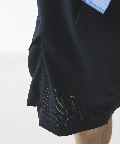 SIERRA DESIGNS（シェラデザイン）の「SIERRA DESIGNS / シエラデザインズ 別注 ホールメッシュ ショーツ（その他パンツ・メンズ・ベージュ系その他/ネイビー・MEDIUM/LARGE）」の7枚目の写真