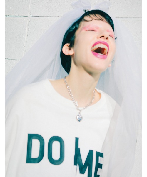 Little sunny bite（リトルサニーバイト）の「【8】【it】【little sunny bite】do me big tee（Tシャツ/カットソー・レディース・ブラック/オレンジ・MEDIUM）」の7枚目の写真