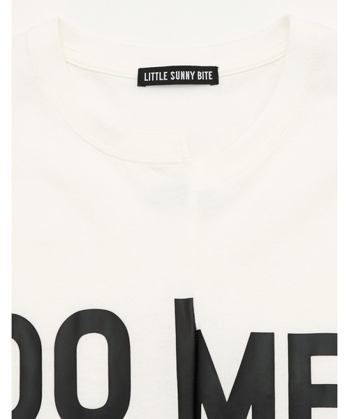 Little sunny bite（リトルサニーバイト）の「【8】【it】【little sunny bite】do me big tee（Tシャツ/カットソー・レディース・ブラック/オレンジ・MEDIUM）」の3枚目の写真